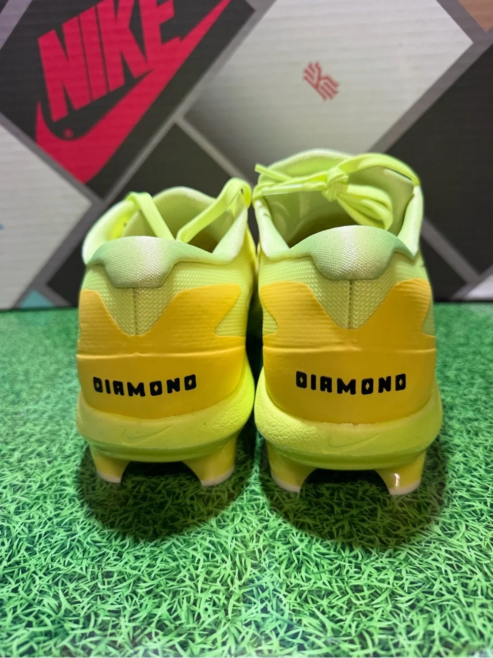 Nike Diamond Standout MCS Baseball Cleats ‘VOLT ICE’ Men Sz 9.5 II7344-700 NEW